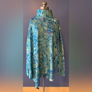 Beautiful asymmetrical Paisley tunic